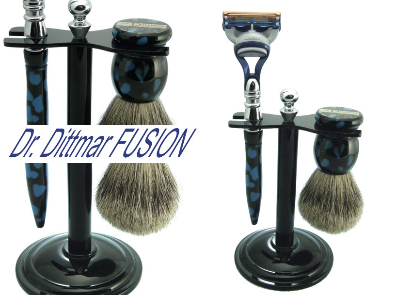 Artikel Bild: FUSION Rasierset Modell 611 Acrylglas und Acetat