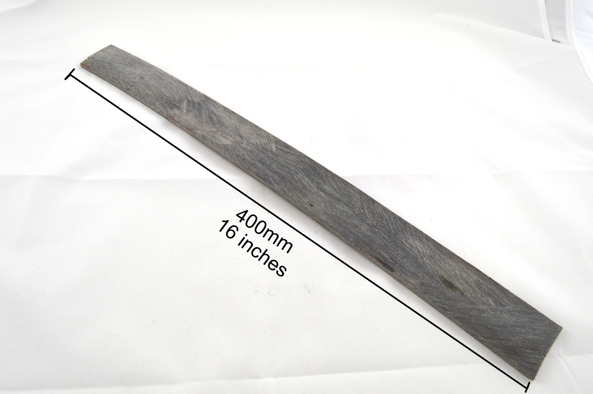 Büffelhorn Streifen ca.40cm Länge  /  4,0-5,0mm Stärke - 1433 - 65 - 0 - 1