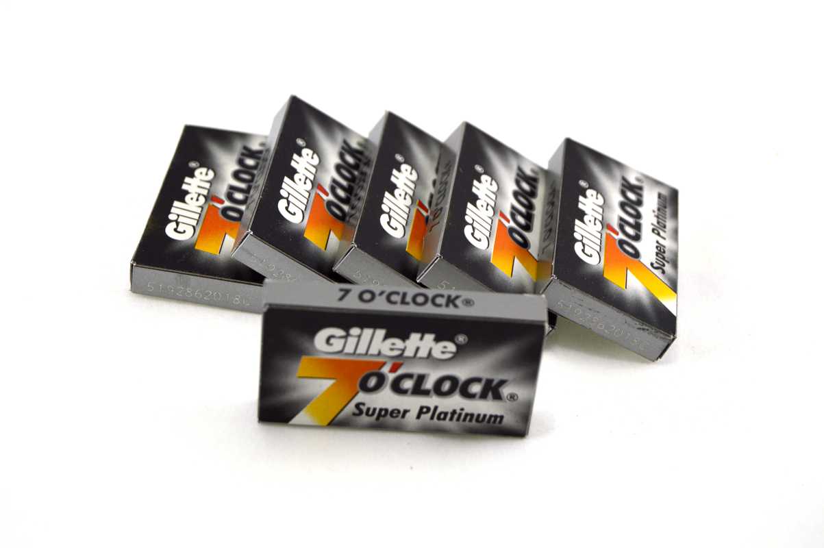 Gillette Super Platinum (Punkt 7 Uhr) 30er