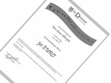 Geschenk Zertifikat 50 EUR