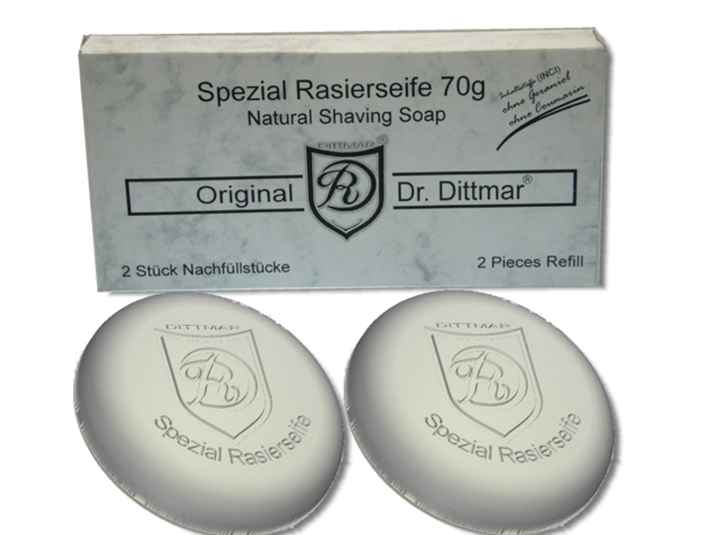 Dr. Dittmar Spezial-Rasierseife 2 Stück-Refill-Packung