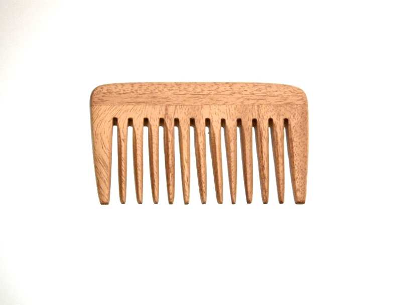 Kleiner Zedernholz Afrokamm 10cm