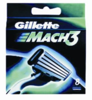 Artikel Bild: Gillette Mach 3 Klingen 8er