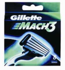 Gillette Mach 3 Klingen 8er